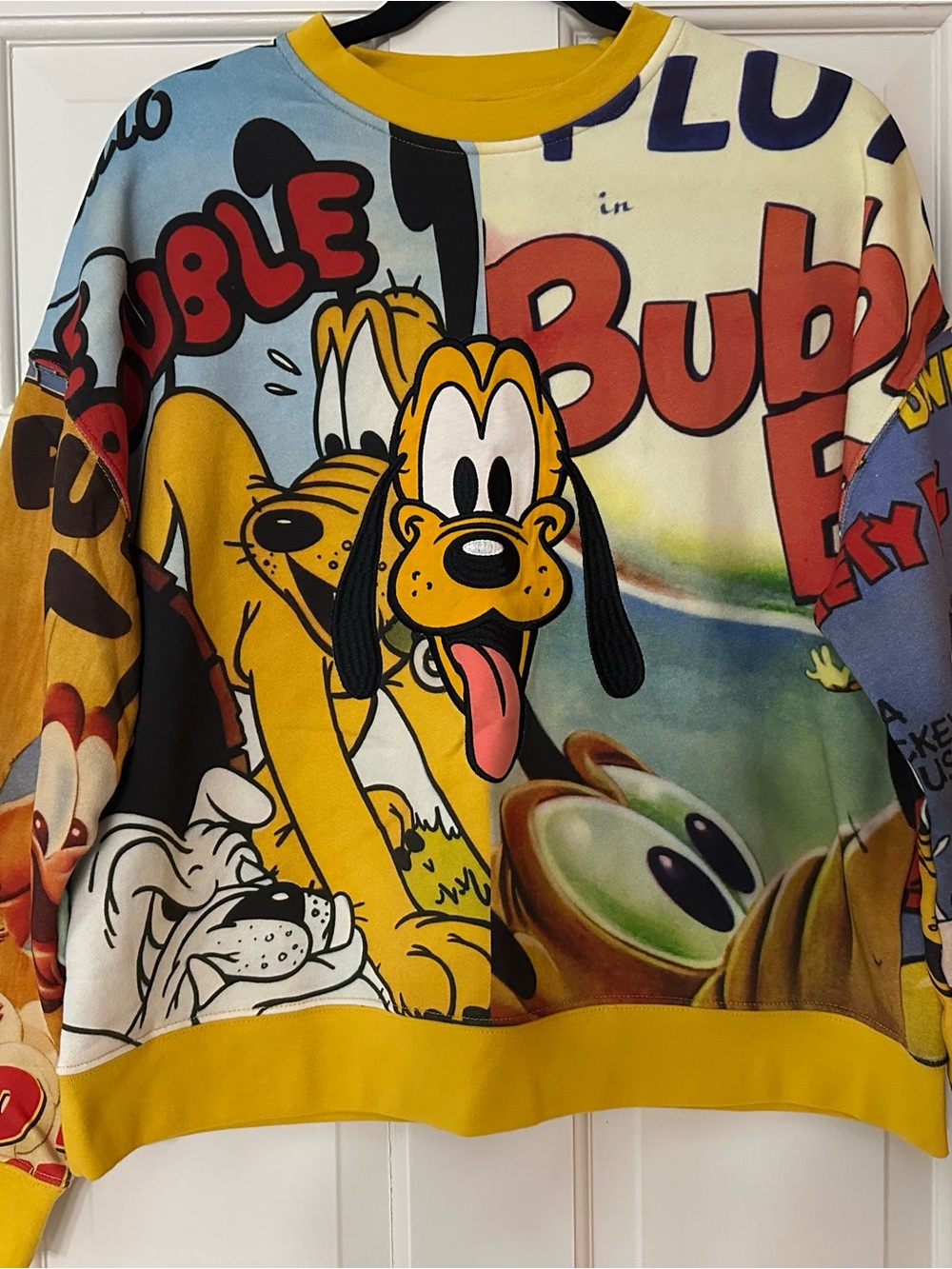 Disney Multicolor Pluto Graphic Pullover Sweatshirt